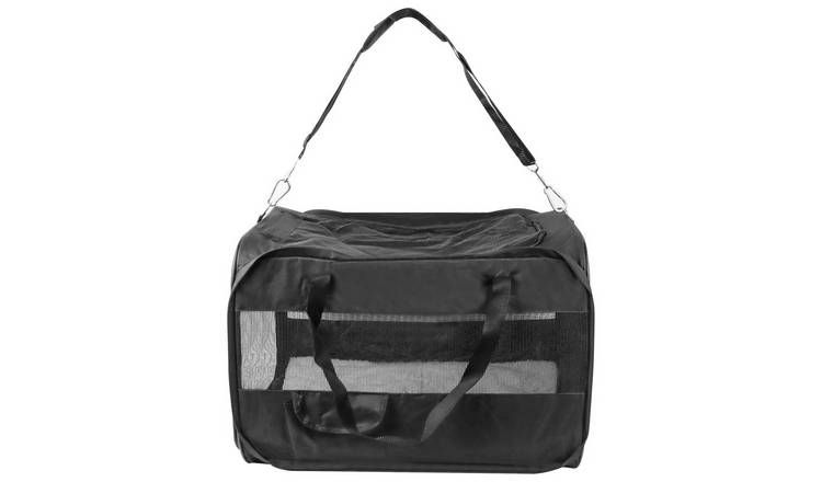 Streetwize Deluxe Collapsible Pet Car Kennel - Black