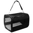 Streetwize Deluxe Collapsible Pet Car Kennel - Black