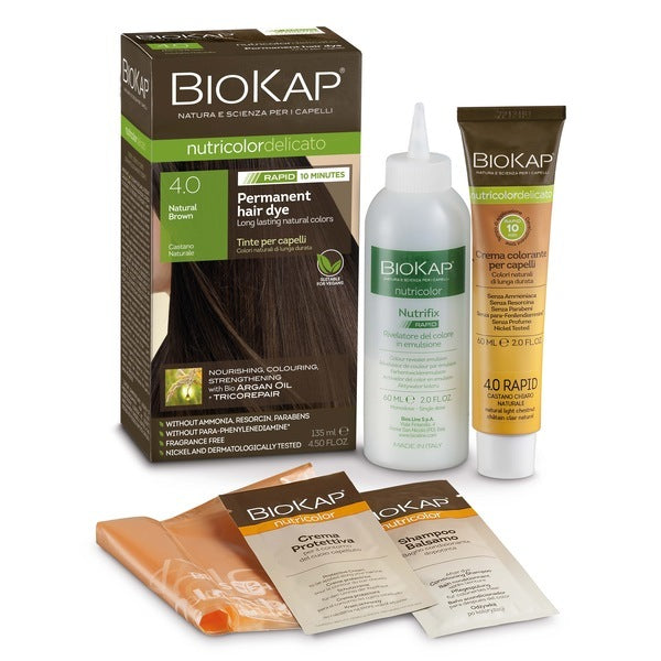 BioKap Natural Brown 4.0 hair dye 135ml - British product