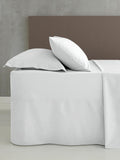 Catherine Lansfield white percale base valance bed sheet - British product