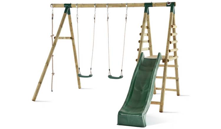 Plum Giant Baboon Wooden Swing Set, imported from the UK