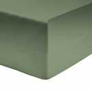 Habitat cotton rich plain green fitted sheet double, UK version