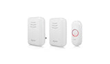 Byron wireless doorbell 150m range pack of 2 - British product
