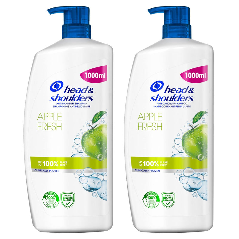 Head & Shoulders Apple Fresh shampoo 2 x 1L, UK version