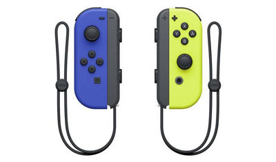 Nintendo Switch Joy-Con Controller Pair Blue & Neon Yellow Wireless Gaming Controller