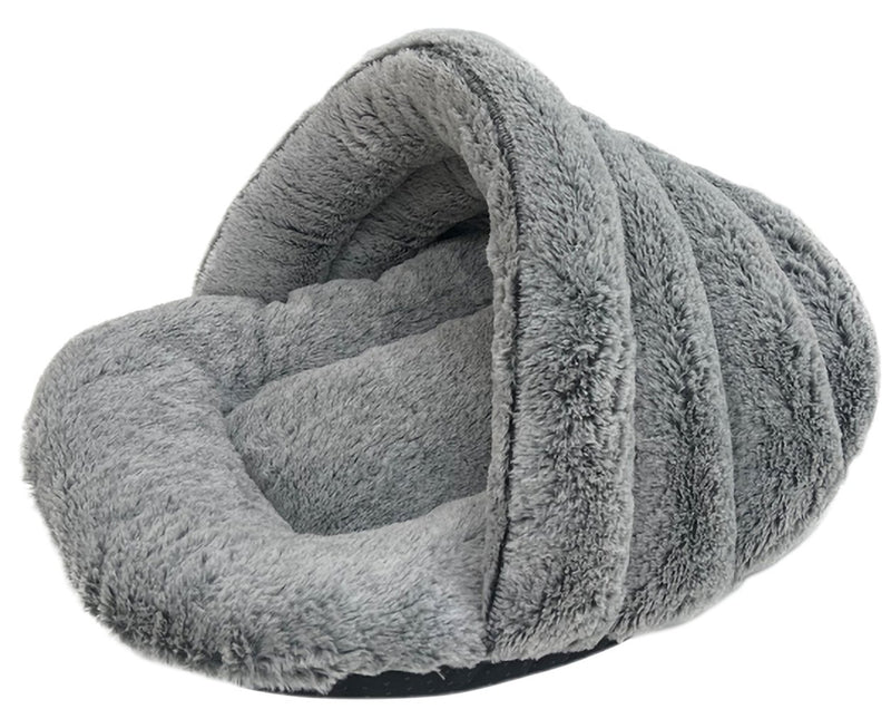 Fluffy Hooded Pet Bed Large - British product