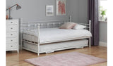 Argos Home Abigail metal daybed with trundle in white - British product