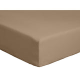Habitat Cotton Rich 180 TC Taupe Fitted Sheet - Double