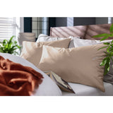 Habitat Cotton Rich 180 TC standard pillowcase pair in taupe, UK version