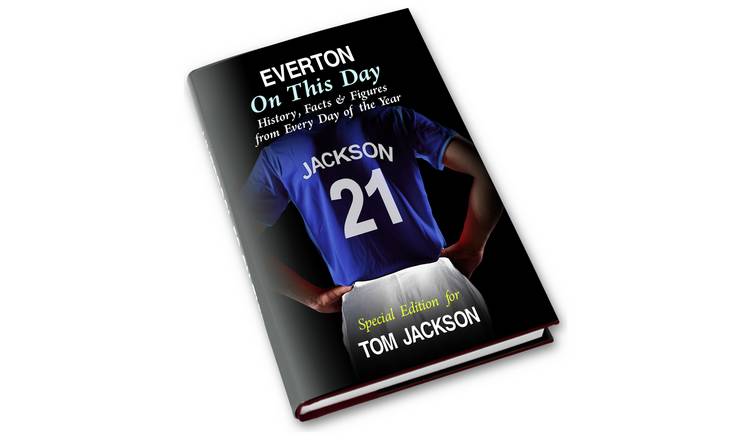 Everton On This Day personalised book 19.3x12.2x1.8cm, imported from the UK