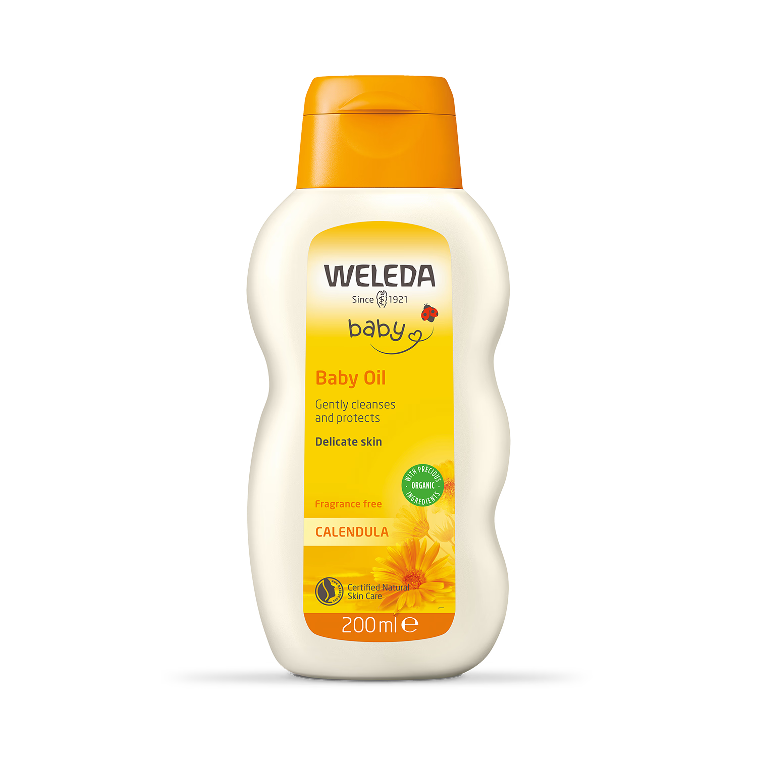 Weleda Calendula Baby Oil Fragrance Free 200ml - British product