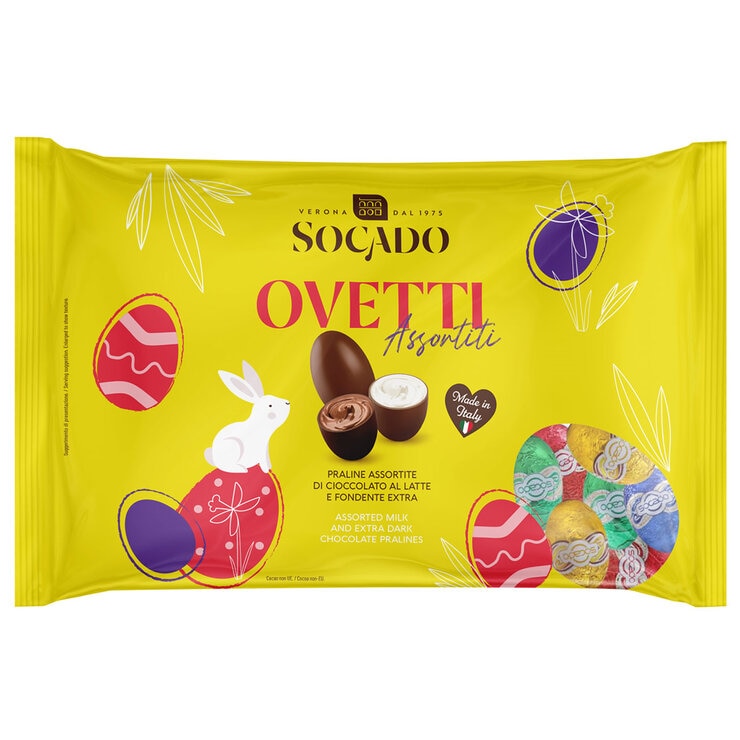 Socado Ovetti Assorted Chocolate Eggs 1kg (British brand)