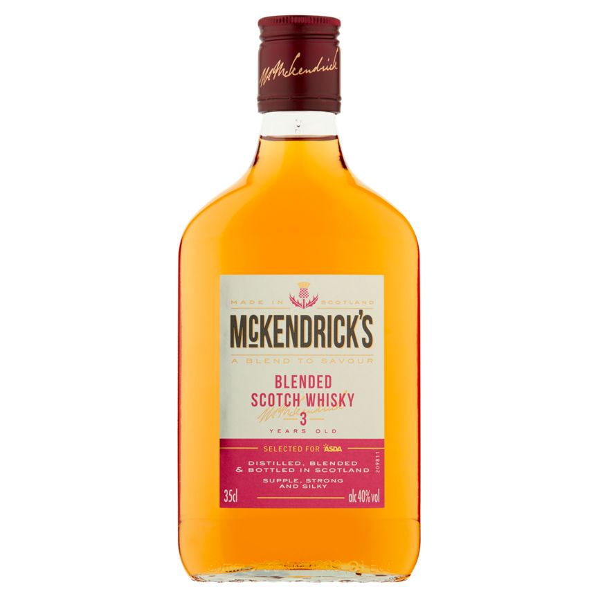 ASDA McKendrick's Blended Scotch Whisky 3 Years Old - McGrocer