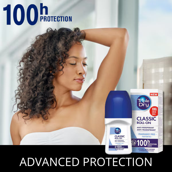 DNR Triple Dry Classic anti-perspirant roll on 50ml - British product
