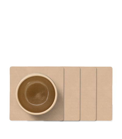 LIND DNA Square Corduroy Coasters Set of 4