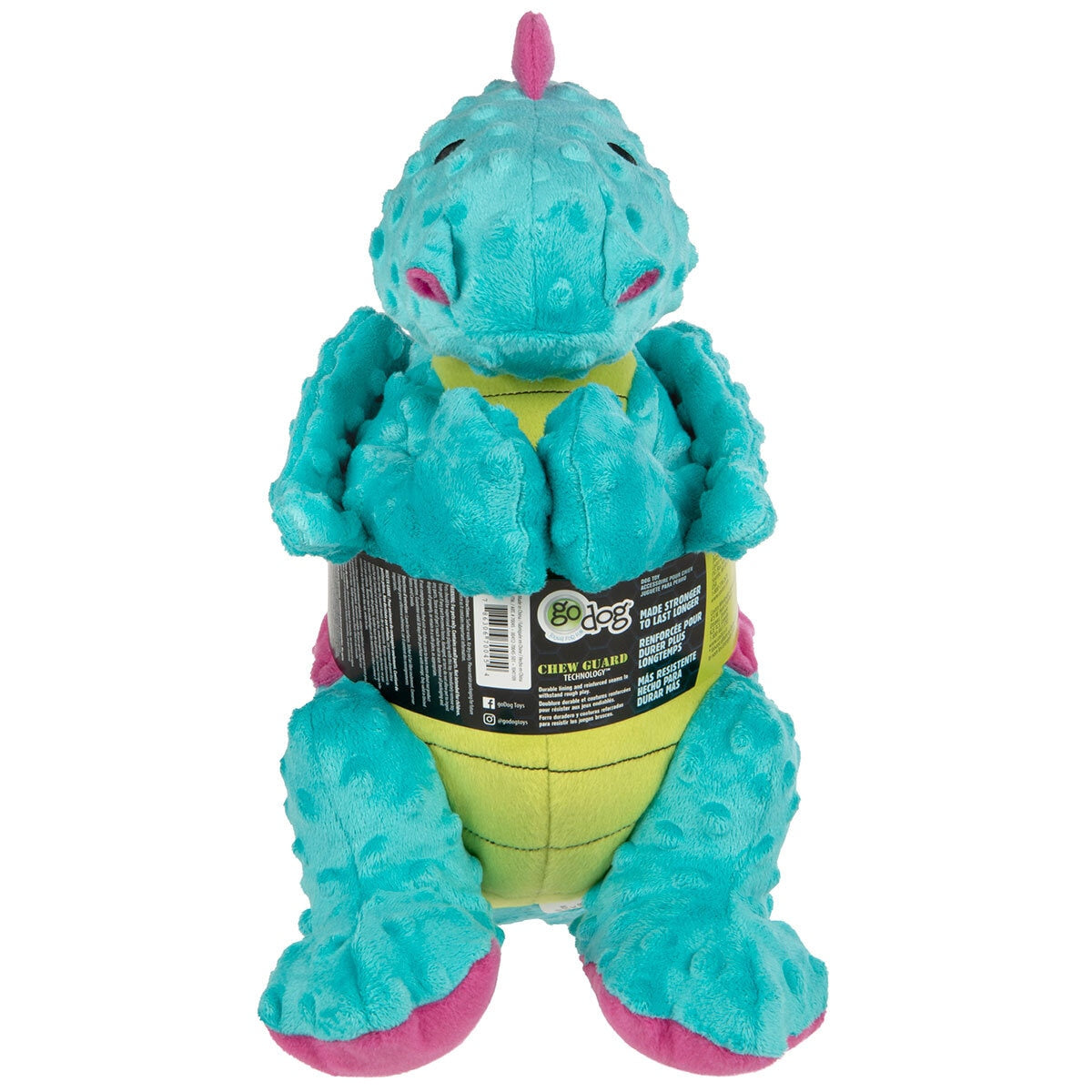 GoDog jumbo dog toy in 4 colours, UK version