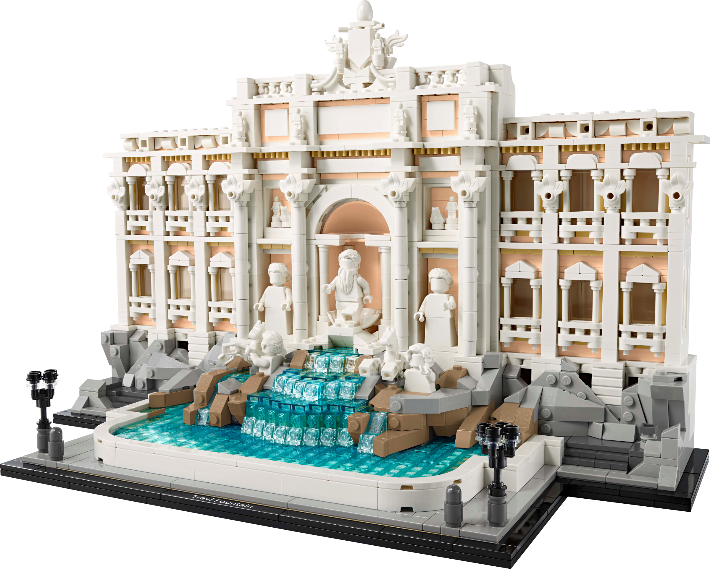 LEGO Trevi Fountain architecture model 1880 Pieces (British brand)