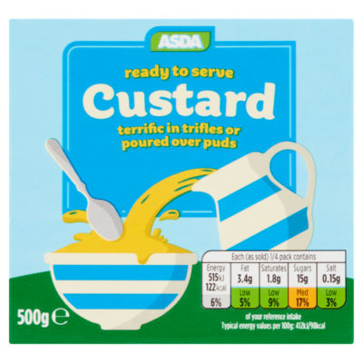 ASDA custard 500g - British product