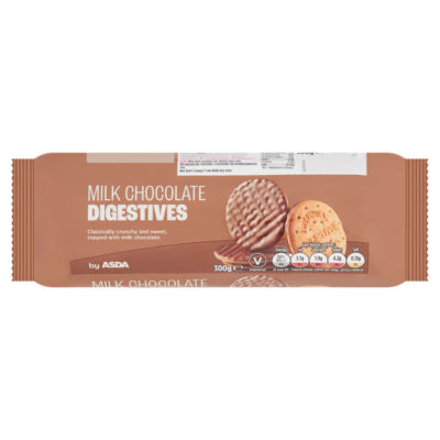 ASDA Milk Chocolate Digestive Biscuits 300g