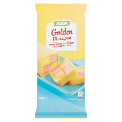ASDA golden marzipan - British product