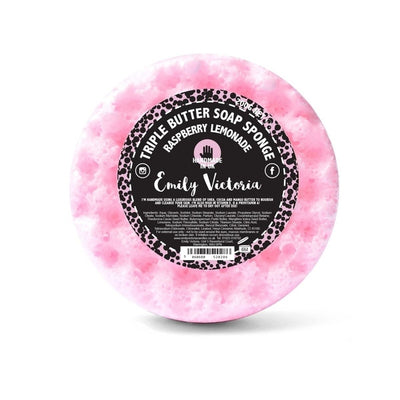 Emily Victoria Triple Butter Soap Sponge Raspberry Lemonade Sponges