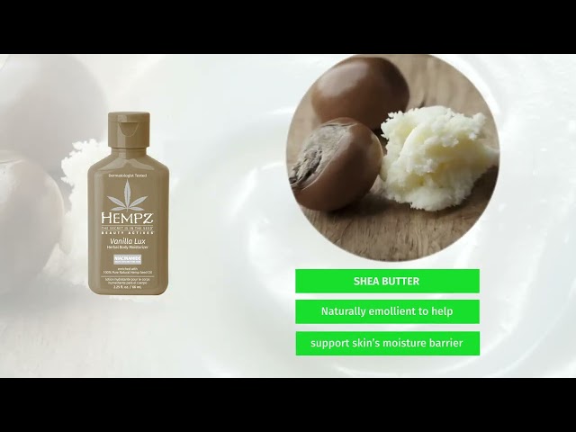 Hempz Herbal Body Moisturizer Vanilla Lux 66ml, imported from the UK