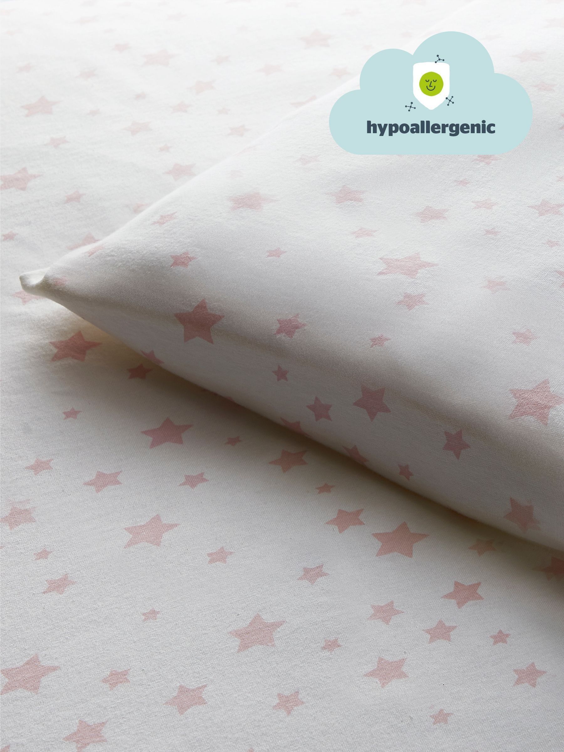 Silentnight Grey Star Cot Bed Duvet Set (British brand)