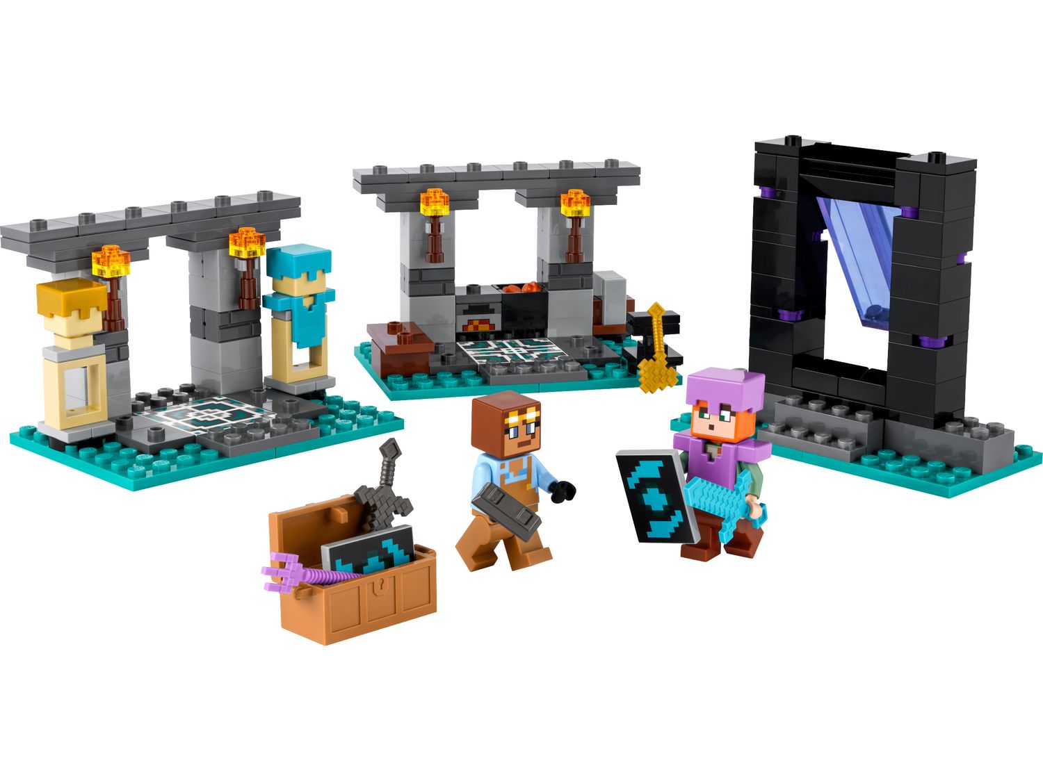 LEGO Minecraft The Armory set 203 pieces imported from the UK