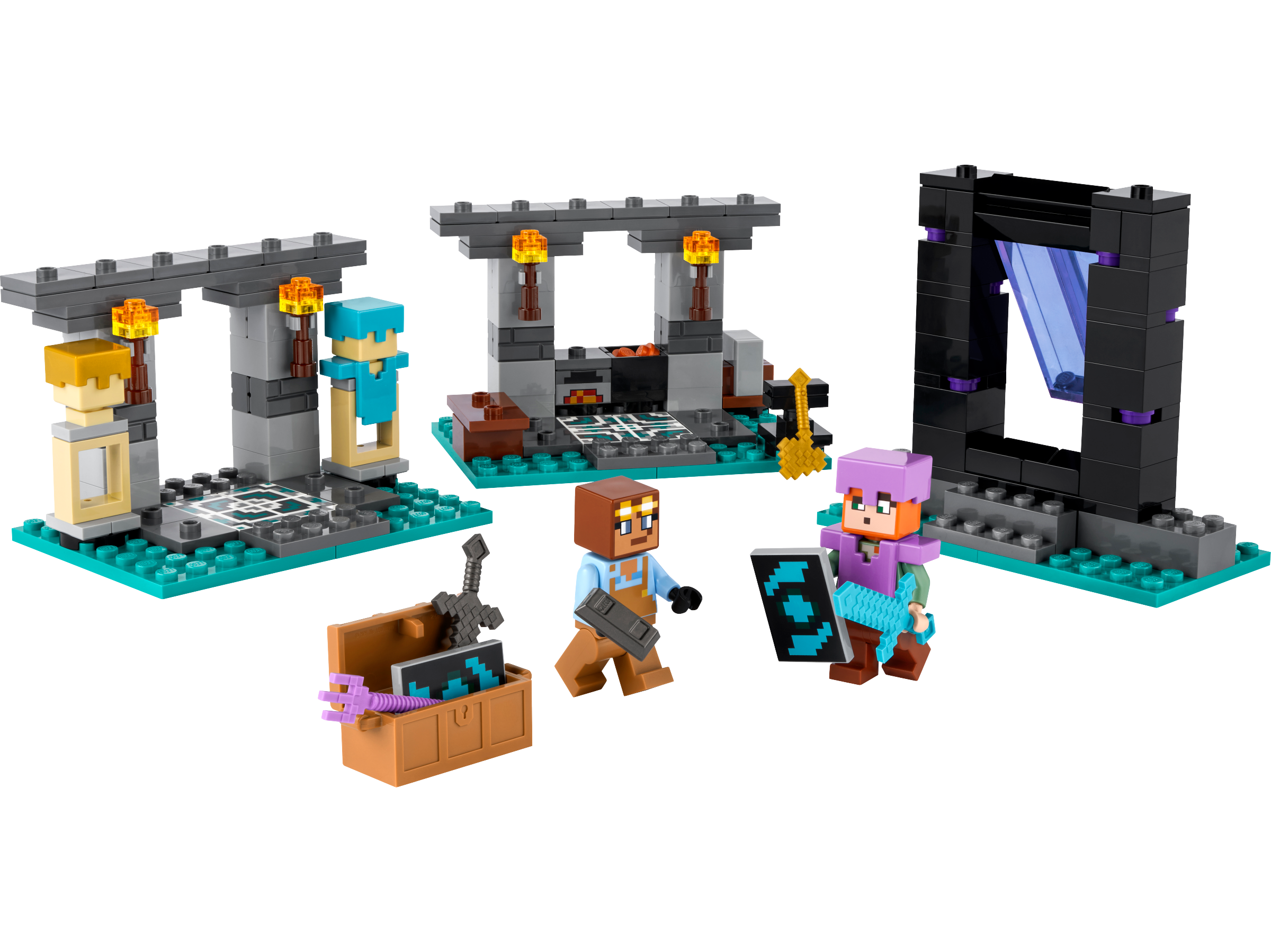 LEGO Minecraft The Armory set 203 pieces imported from the UK