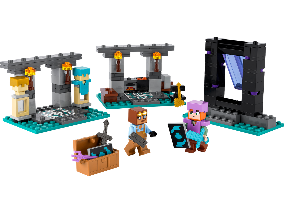LEGO Minecraft The Armory set 203 pieces imported from the UK
