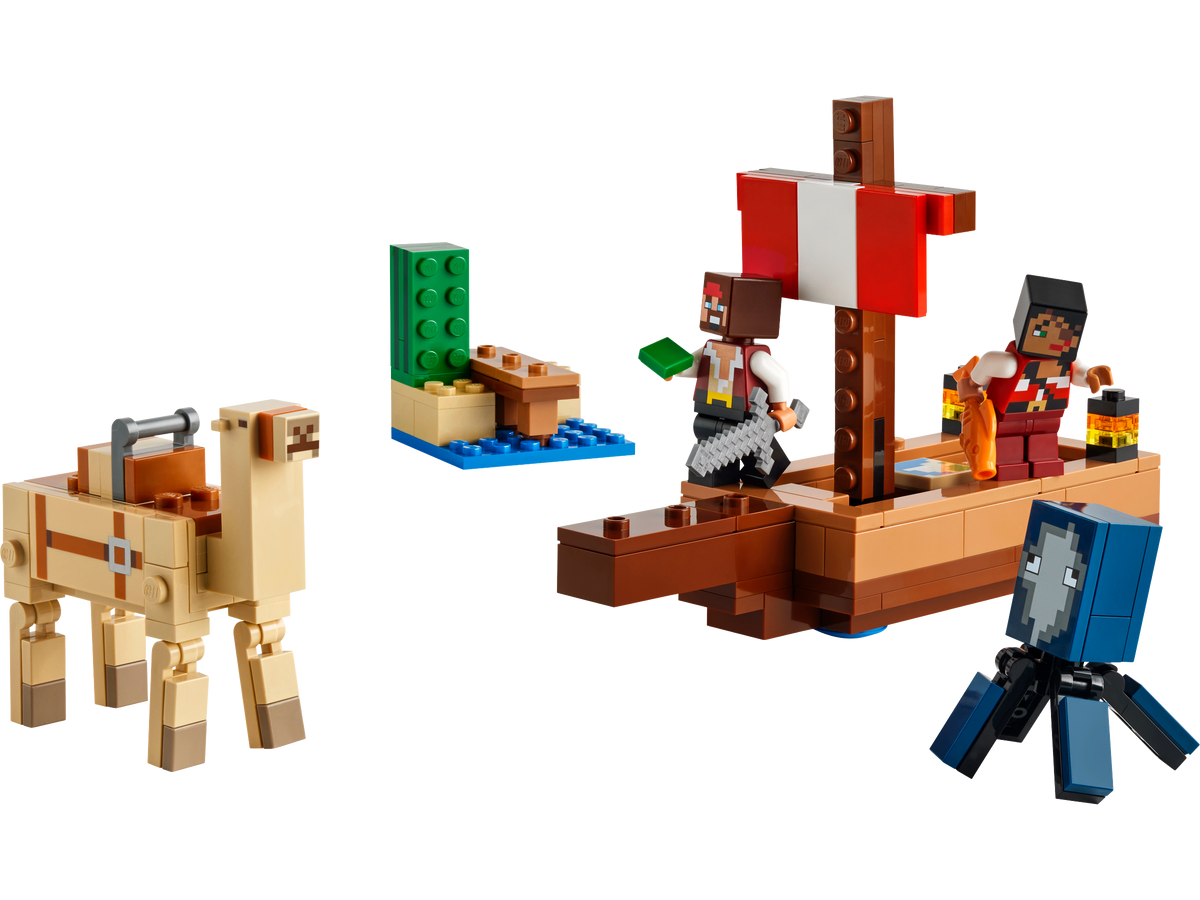 LEGO Minecraft Pirate Ship Voyage 166 Pieces (British brand)