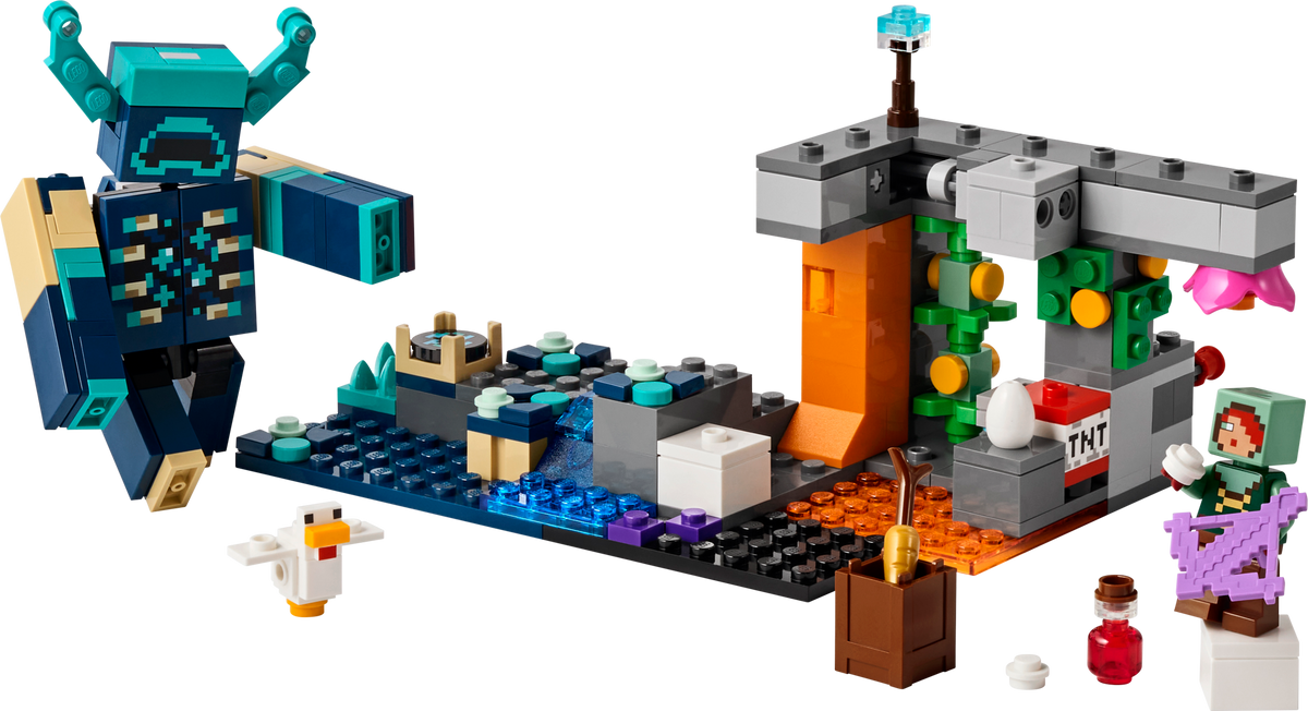 LEGO Minecraft The Warden Encounter 238 piece set, imported from the UK