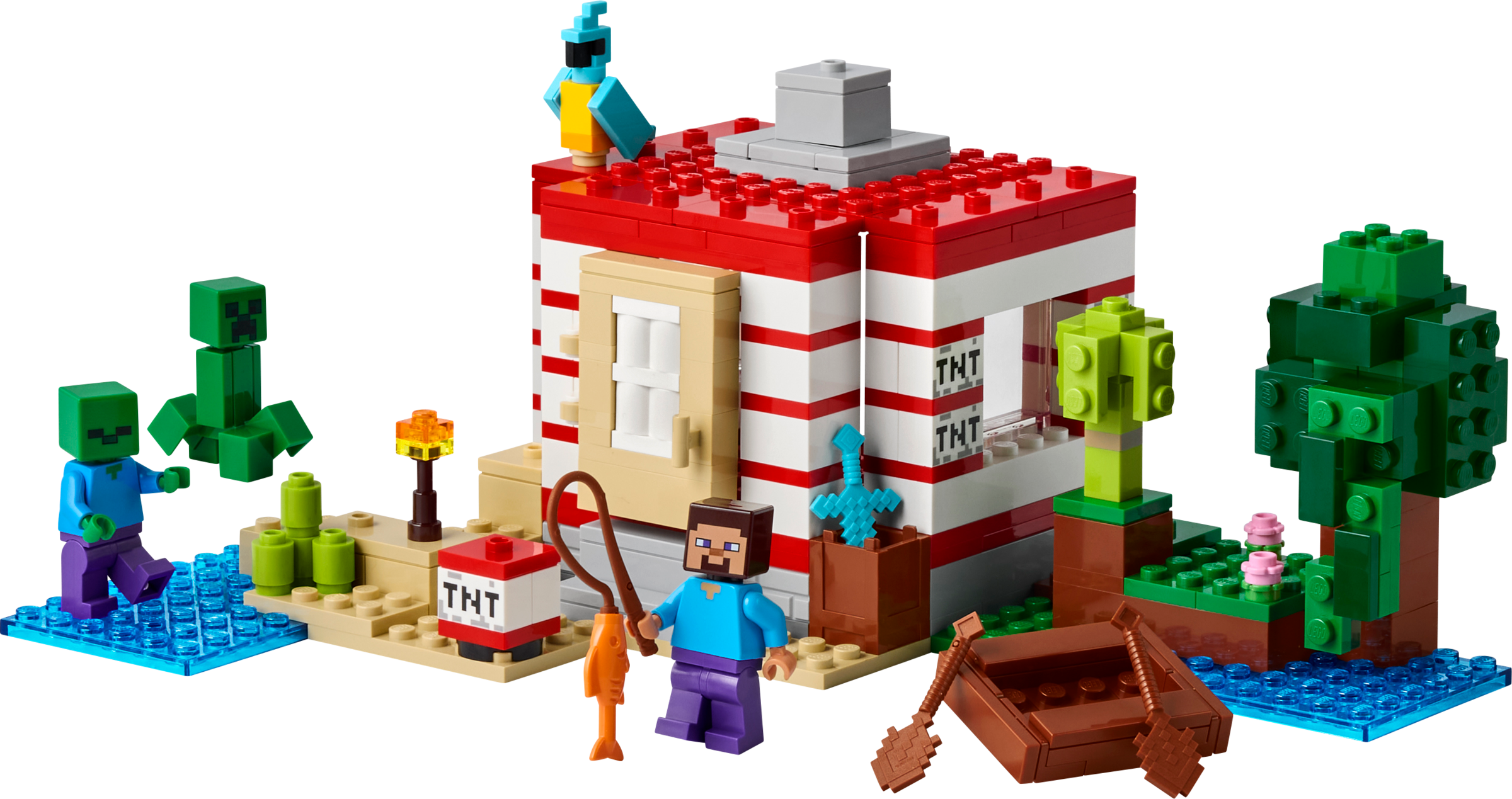 LEGO Minecraft The TNT Jungle House (British brand)