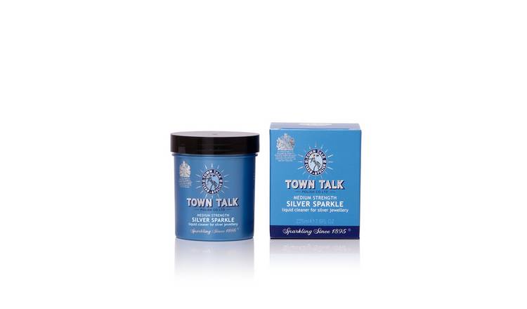 Town Talk Silver Sparkle jewellery cleaning solution (British brand)