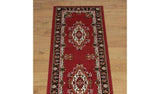 Homemaker Traditional Red Cut Pile Runner - 67x200cm