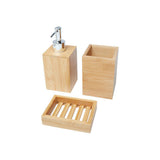 Bullet bamboo bathroom accessory set 3pcs - British product