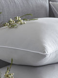 Appletree grey piped edge duvet cover and pillowcase set - British product