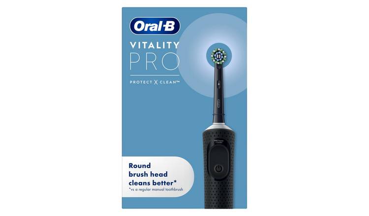 Oral-B Vitality Pro Black electric toothbrush, imported from the UK