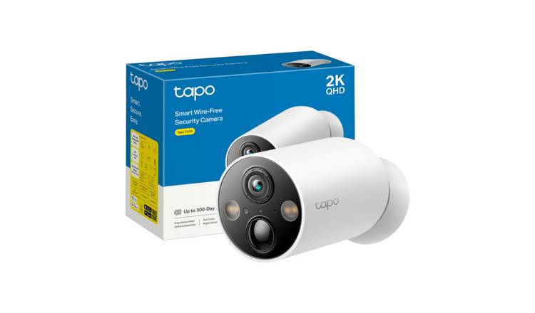 Tapo C425 2K smart battery Wi-Fi outdoor security camera (British brand)