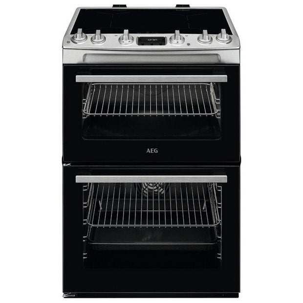 AEG double electric cooker in stainless steel 60cm - British product