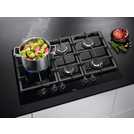 AEG HKB75820NB Electric Gas Hob - Black