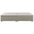 Silentnight Kingsize Half Ottoman Divan Bed in Sandstone (British brand)