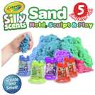 Crayola Silly Scents Moulding Sand 5 x 5oz Tubs - British product