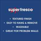Superfresco Milan Rose Gold Textured Wallpaper 52cm x 10m roll (British brand)