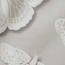 Argos Home Shadow Butterflies Grey duvet cover set king size - British product