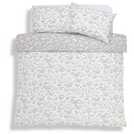Argos Home Shadow Butterflies Grey duvet cover set king size - British product