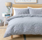 Habitat Stockholm Stripe Blue & White bedding set for double bed, UK version