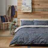 Habitat Scandi Blue Bedding Set King size, UK version