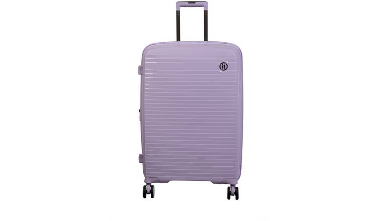 IT expandable cabin suitcase lilac 46-57L, UK version
