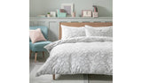 Argos Home Shadow Butterflies grey duvet cover set Double - British product